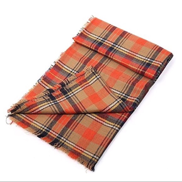 Tartan Plaid Blanket Scarf - Picture 5 of 6